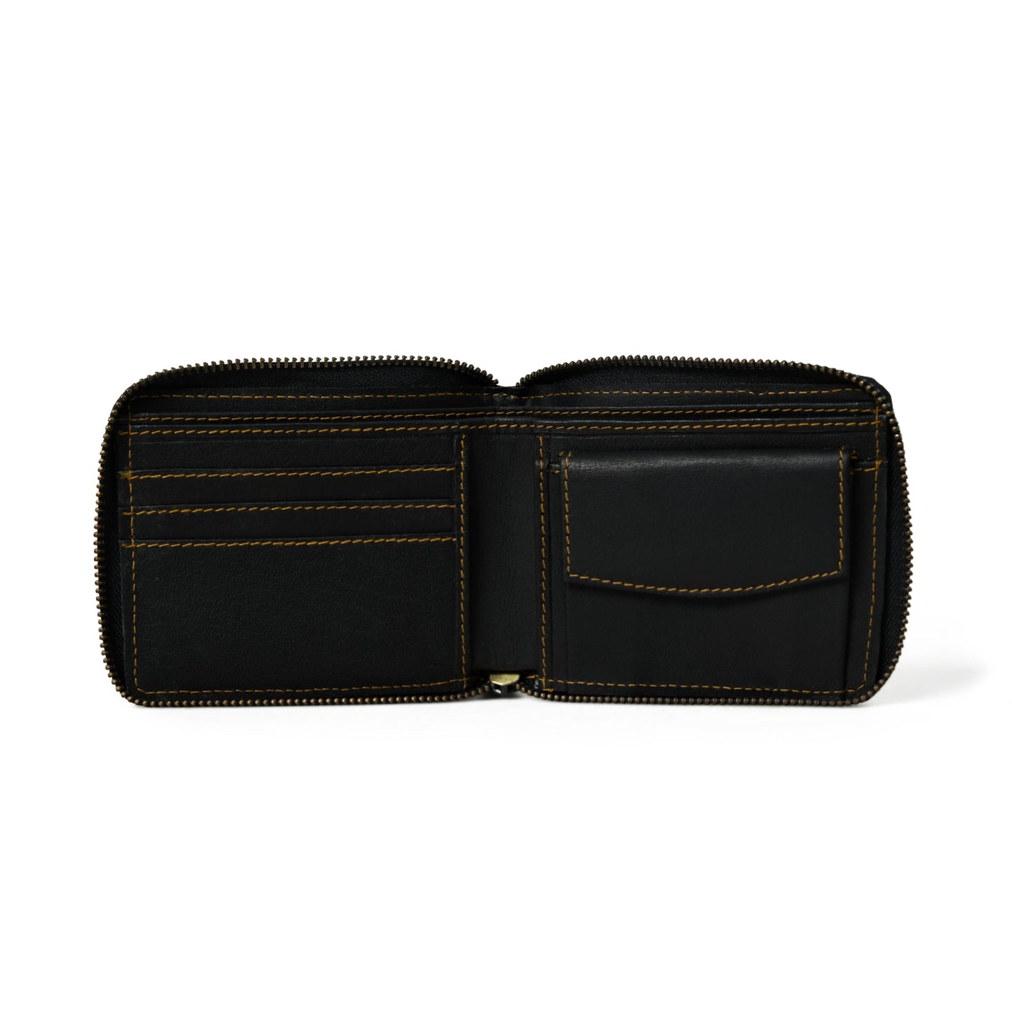 Adams Bi-Fold Wallet- Black