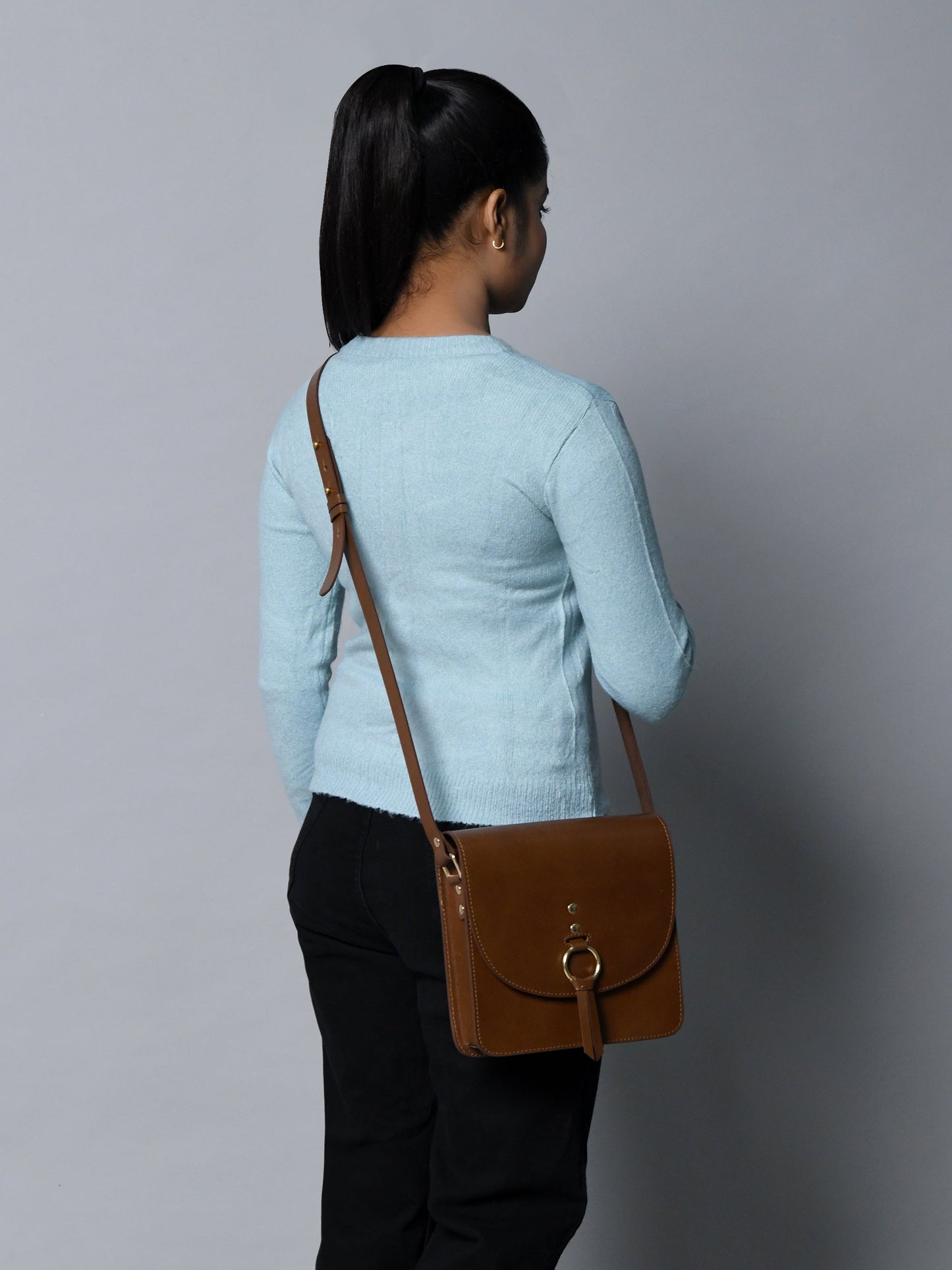 Brown Elegance Crossbody Sling Bag