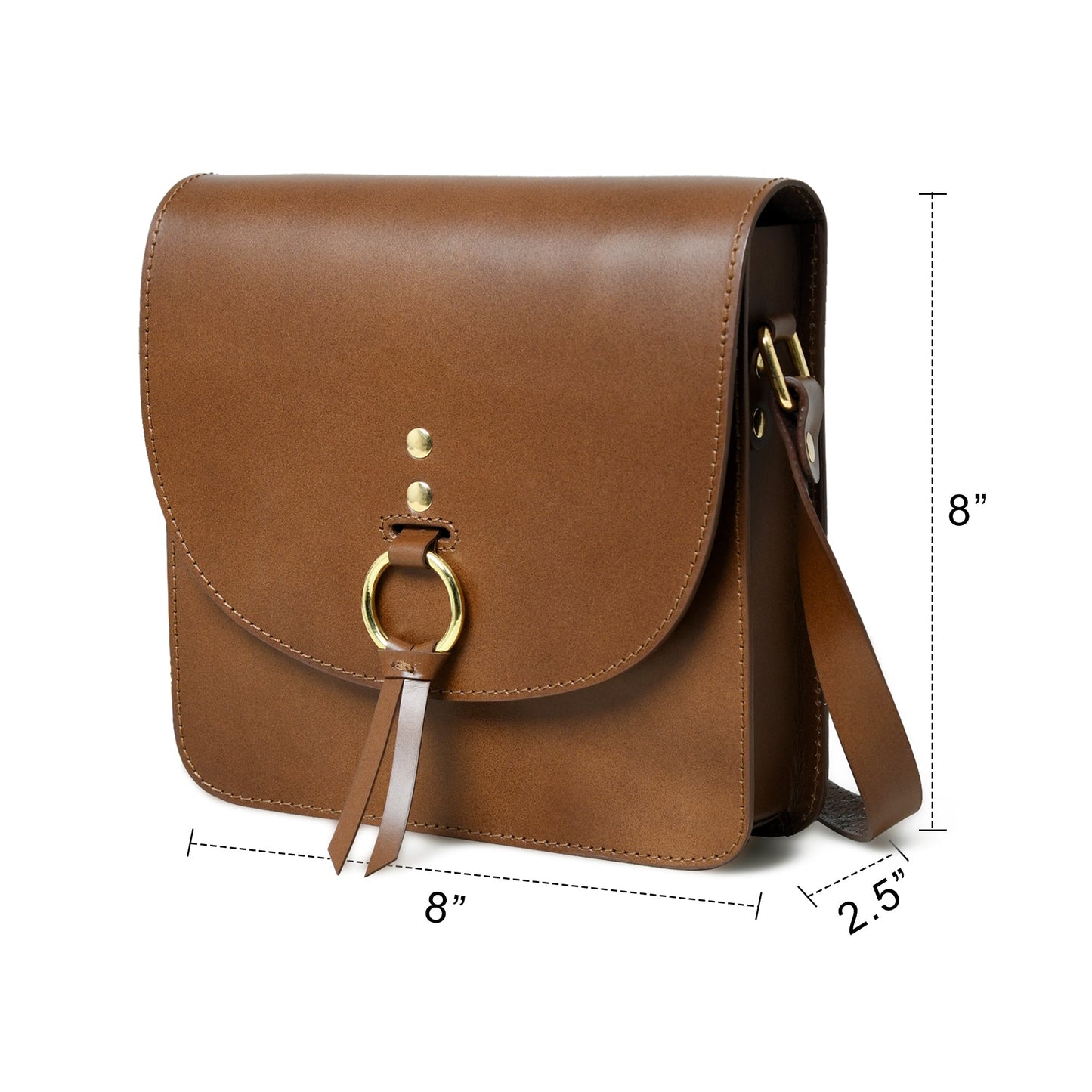 Brown Elegance Crossbody Sling Bag