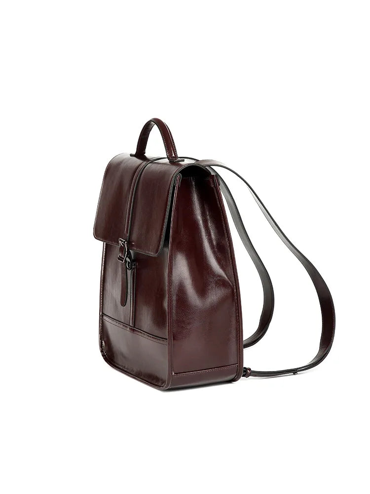 2024 New Genuine Leather Waterproof Handbag and Backpack