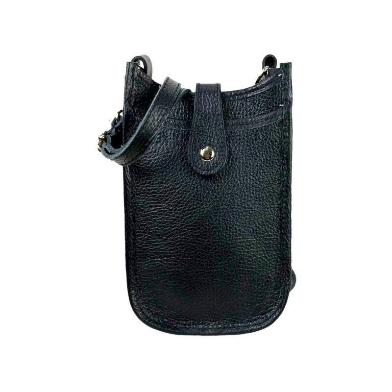 Mini Leather Bag with Front Compartment